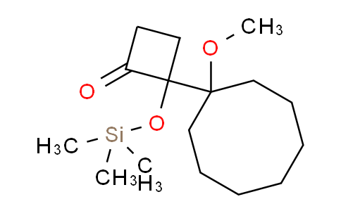 CAS No. 88441-31-0, 2-(1-Methoxycyclooctyl)-2-((trimethylsilyl)oxy)cyclobutanone