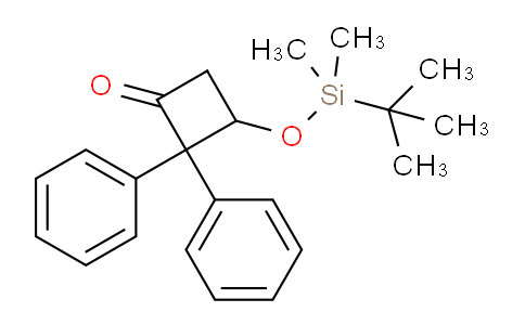 CAS No. 90720-22-2, 3-((tert-Butyldimethylsilyl)oxy)-2,2-diphenylcyclobutanone