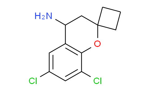 CAS No. 934555-07-4, 6,8-Dichlorospiro[chroman-2,1'-cyclobutan]-4-amine