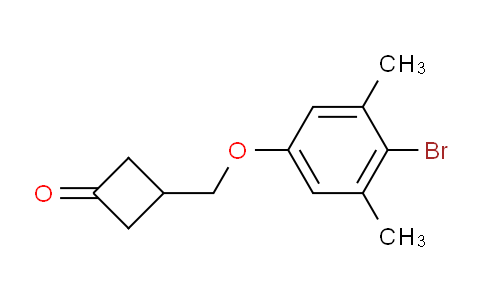 CAS No. 1544740-14-8, Cyclobutanone, 3-[(4-bromo-3,5-dimethylphenoxy)methyl]