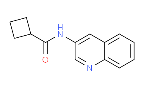 CAS No. 606096-33-7, N-(Quinolin-3-yl)cyclobutanecarboxamide