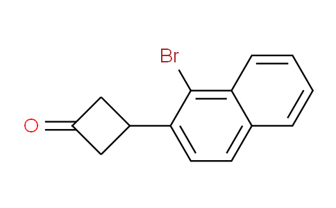 CAS No. 918299-25-9, 3-(1-Bromonaphthalen-2-yl)cyclobutanone