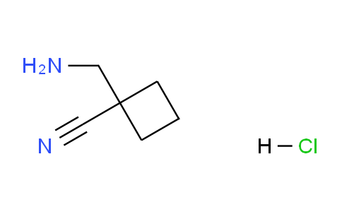 CAS No. 1951441-21-6, 1-(Aminomethyl)cyclobutanecarbonitrile hydrochloride