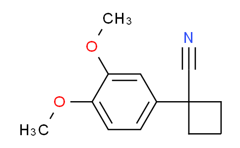 CAS No. 147406-21-1, 1-(3,4-dimethoxyphenyl)cyclobutanecarbonitrile
