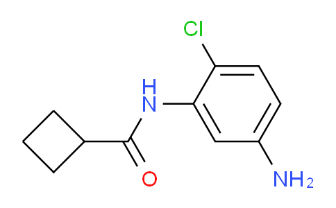 CAS No. 1155532-23-2, N-(5-Amino-2-chlorophenyl)cyclobutanecarboxamide