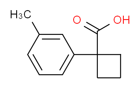 CAS No. 202737-32-4, 1-(M-Tolyl)Cyclobutanecarboxylic acid