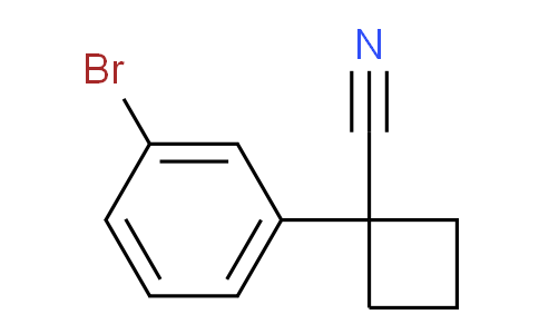 CAS No. 29786-38-7, 1-(3-Bromophenyl)cyclobutane-1-carbonitrile