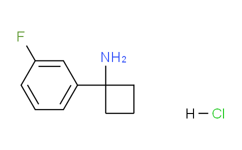 CAS No. 1228880-28-1, 1-(3-Fluorophenyl)cyclobutanamine hydrochloride