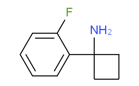 CAS No. 1017391-62-6, 1-(2-Fluorophenyl)cyclobutanamine