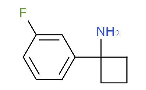 CAS No. 179411-86-0, 1-(3-Fluorophenyl)cyclobutanamine