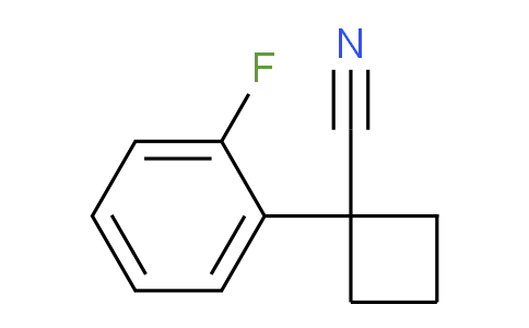 CAS No. 28049-63-0, 1-(2-Fluorophenyl)cyclobutanecarbonitrile