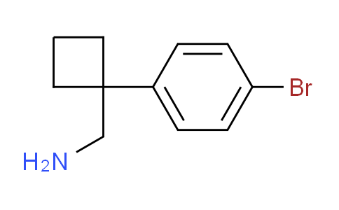 CAS No. 1039932-36-9, (1-(4-Bromophenyl)cyclobutyl)methanamine