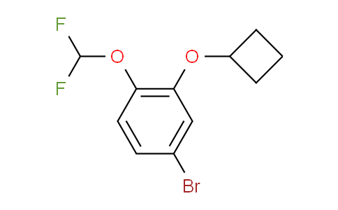 CAS No. 944333-97-5, 4-Bromo-2-cyclobutoxy-1-(difluoromethoxy)benzene