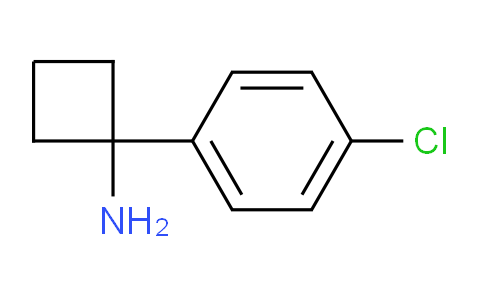 CAS No. 75095-80-6, 1-(4-Chlorophenyl)cyclobutanamine