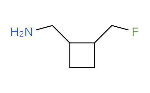 CAS No. 1421606-00-9, [2-(fluoromethyl)cyclobutyl]methanamine