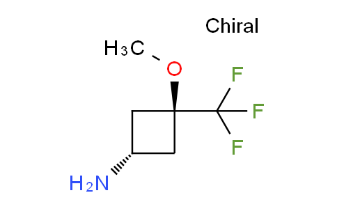 CAS No. 2361598-70-9, trans-3-methoxy-3-(trifluoromethyl)cyclobutanamine