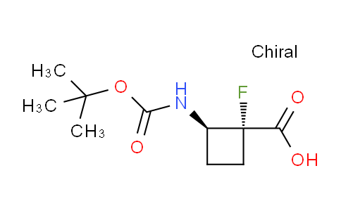 CAS No. 1639454-84-4, (1R,2R)-2-{[(tert-butoxy)carbonyl]amino}-1-fluorocyclobutane-1-carboxylic acid