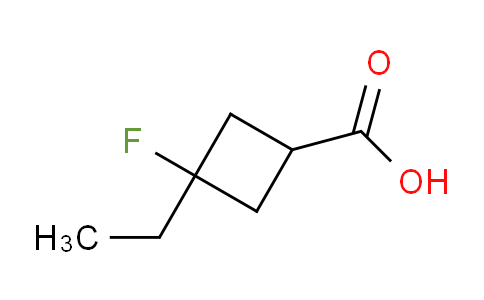 CAS No. 2090464-73-4, 3-ethyl-3-fluorocyclobutane-1-carboxylic acid