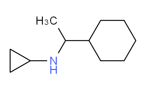 CAS No. 7584-67-0, N-(1-cyclohexylethyl)cyclopropanamine
