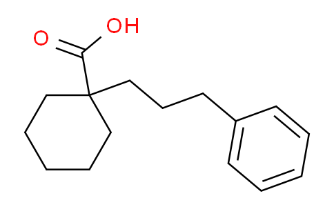 CAS No. 1226244-28-5, 1-(3-phenylpropyl)cyclohexanecarboxylic acid
