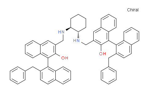 CAS No. 1403589-08-1, (1R,1''R)-3,3''-[[(1S,2S)-Cyclohexane-1,2-diylbis(azanediyl)]bis(methylene)]bis(2'-benzyl-[1,1'-binaphthalen]-2-ol)
