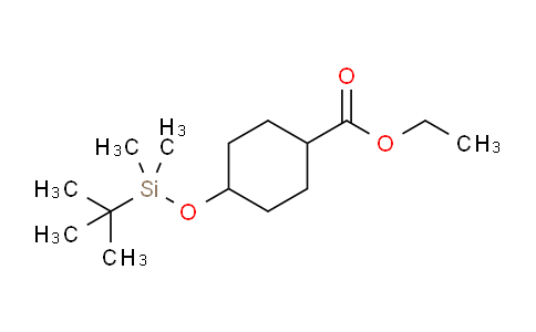 CAS No. 676560-15-9, ethyl 4-((tert-butyldimethylsilyl)oxy)cyclohexane-1-carboxylate