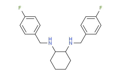CAS No. 1318762-87-6, N1,N2-bis(4-fluorobenzyl)cyclohexane-1,2-diamine