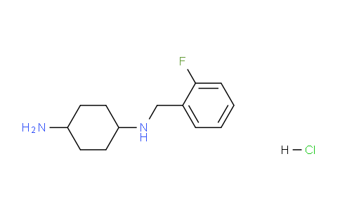 CAS No. 1353959-43-9, N1-(2-fluorobenzyl)cyclohexane-1,4-diamine hydrochloride