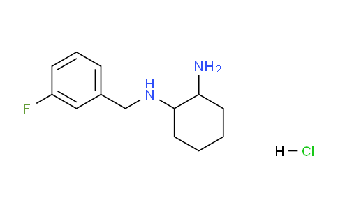 CAS No. 1353954-71-8, N1-(3-fluorobenzyl)cyclohexane-1,2-diamine hydrochloride
