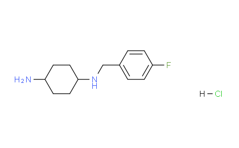 CAS No. 1353946-54-9, N1-(4-fluorobenzyl)cyclohexane-1,4-diamine hydrochloride