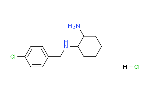 CAS No. 1353956-09-8, N1-(4-chlorobenzyl)cyclohexane-1,2-diamine hydrochloride