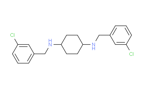 CAS No. 1353987-18-4, N1,N4-bis(3-chlorobenzyl)cyclohexane-1,4-diamine