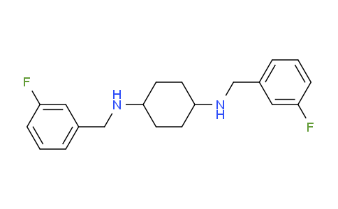 CAS No. 1353987-21-9, N1,N4-bis(3-fluorobenzyl)cyclohexane-1,4-diamine