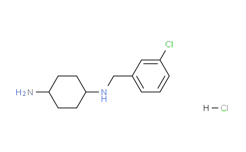 CAS No. 1353973-83-7, N1-(3-chlorobenzyl)cyclohexane-1,4-diamine hydrochloride