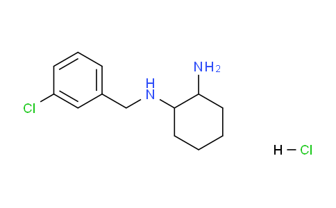 CAS No. 1353972-53-8, N1-(3-chlorobenzyl)cyclohexane-1,2-diamine hydrochloride