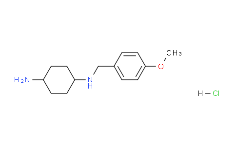 CAS No. 1353984-43-6, N1-(4-methoxybenzyl)cyclohexane-1,4-diamine hydrochloride