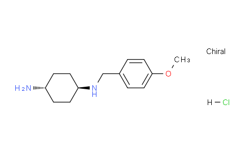CAS No. 1417789-34-4, (1r,4r)-N1-(4-methoxybenzyl)cyclohexane-1,4-diamine hydrochloride