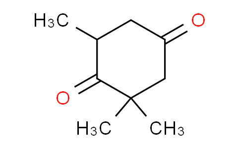 CAS No. 20547-99-3, 2,2,6-trimethylcyclohexane-1,4-dione