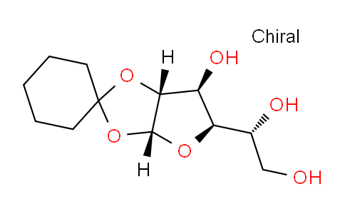 CAS No. 16832-21-6, (R)-1-((3a'R,5'R,6'S,6a'R)-6'-Hydroxytetrahydrospiro[cyclohexane-1,2'-furo[2,3-d][1,3]dioxol]-5'-yl)ethane-1,2-diol