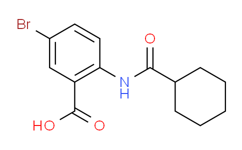 CAS No. 312279-64-4, 5-bromo-2-(cyclohexanecarboxamido)benzoic acid