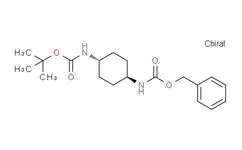 CAS No. 296270-92-3, Benzyl tert-butyl trans-cyclohexane-1,4-diyldicarbamate