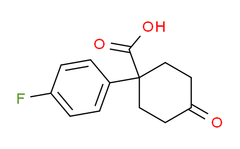 CAS No. 80912-58-9, 1-(4-Fluorophenyl)-4-oxocyclohexanecarboxylic acid