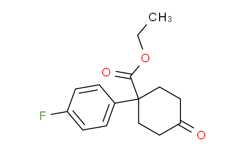 CAS No. 80912-59-0, Ethyl 1-(4-fluorophenyl)-4-oxocyclohexanecarboxylate