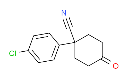 CAS No. 25115-75-7, 1-(4-chlorophenyl)-4-oxocyclohexane-1-carbonitrile