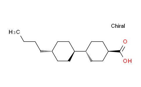 CAS No. 89111-63-7, (trans,trans)-4'-Butyl-[1,1'-bi(cyclohexane)]-4-carboxylic acid