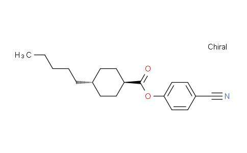 CAS No. 62439-35-4, trans-4-Cyanophenyl 4-pentylcyclohexanecarboxylate