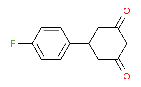 CAS No. 55579-72-1, 5-(4-Fluorophenyl)cyclohexane-1,3-dione
