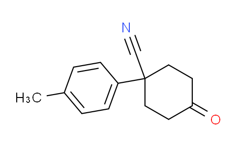 CAS No. 65619-01-4, 4-oxo-1-(p-tolyl)cyclohexane-1-carbonitrile