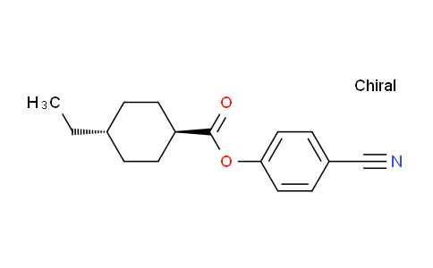 CAS No. 149890-38-0, trans-4-Cyanophenyl 4-ethylcyclohexanecarboxylate