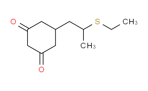 CAS No. 87476-15-1, 5-(2-(ethylthio)propyl)cyclohexane-1,3-dione